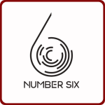 Number 6 Logo