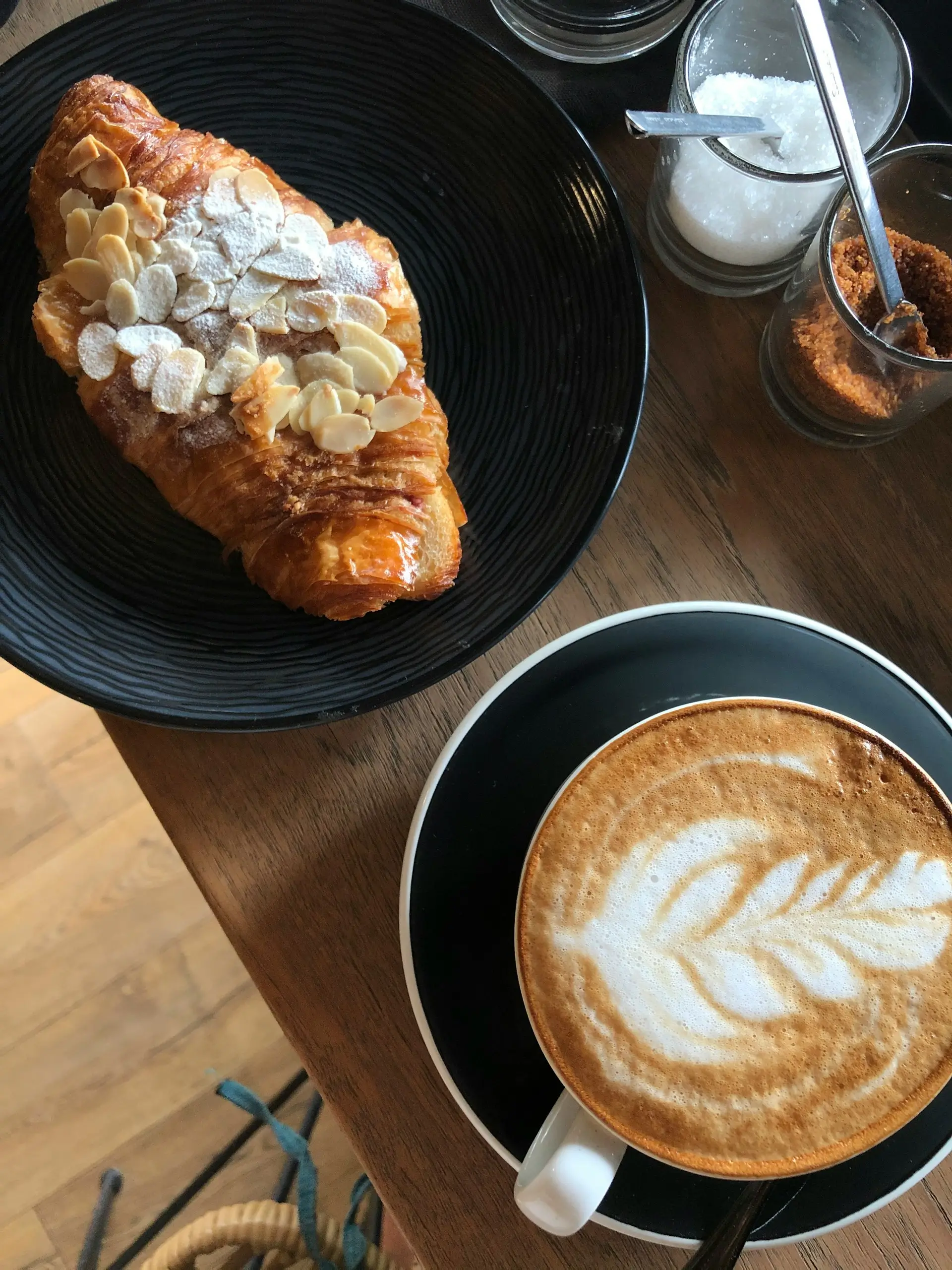 coffee and croissant